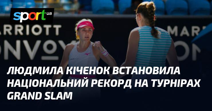 Людмила Кіченок встановила новий національний рекорд на змаганнях Grand Slam.